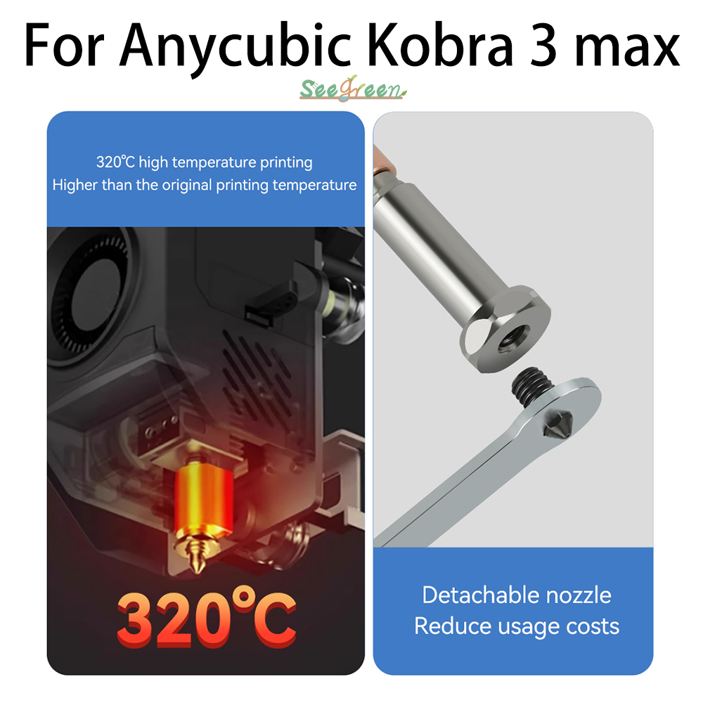 Hotend 0.4Mm - Anycubic Kobra 3 Max 노즐 Hotend
