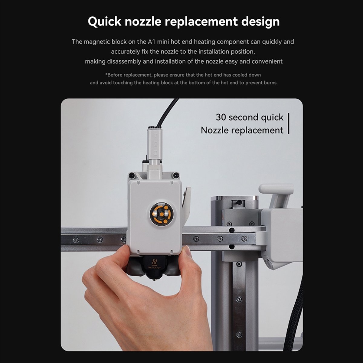 Hotend Assembly - A1/A1 미니용 DT1410/핫엔드 키트 고속 핫엔드