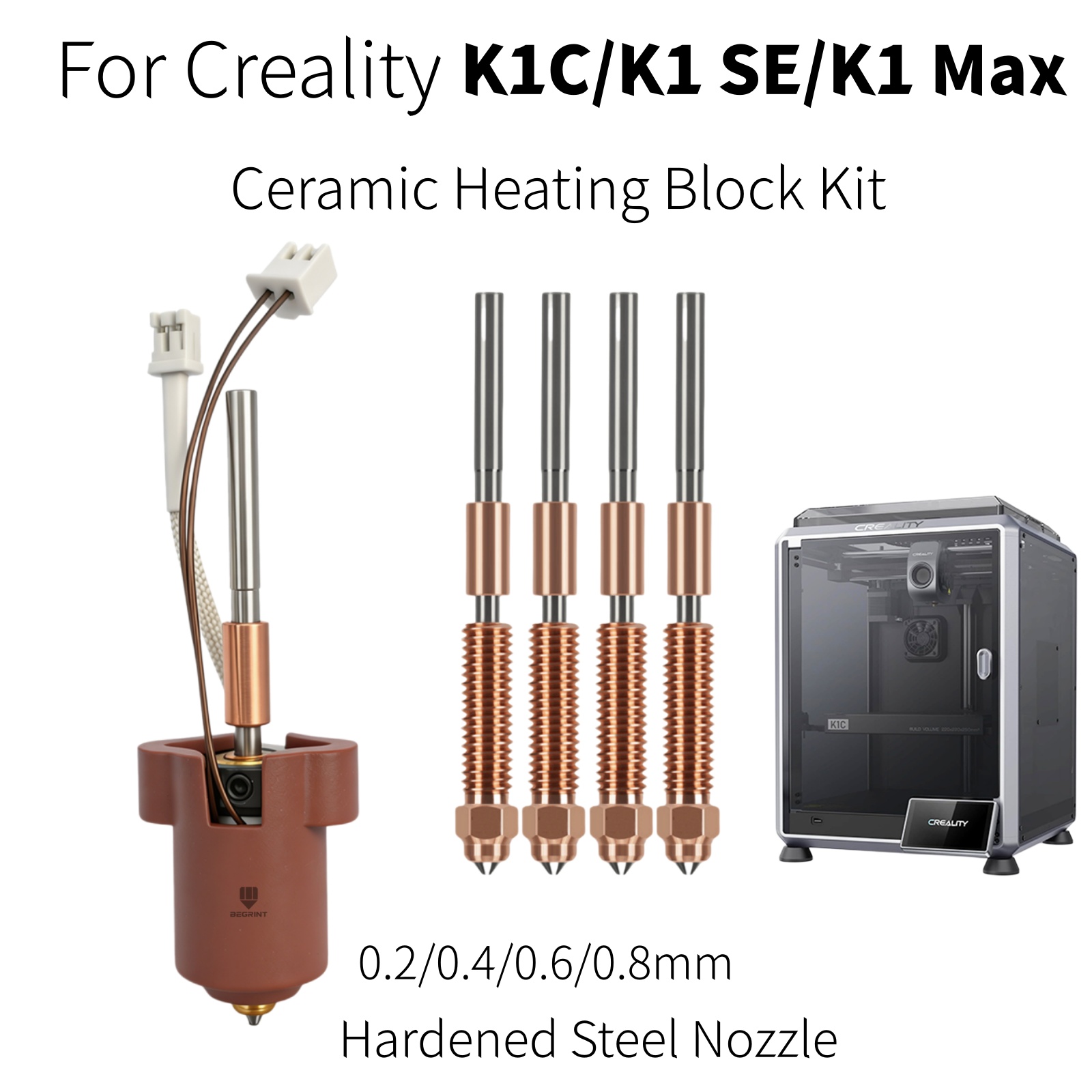 Hotend Assembly - Creality K1C K1 MAX 핫엔드(세라믹 히팅