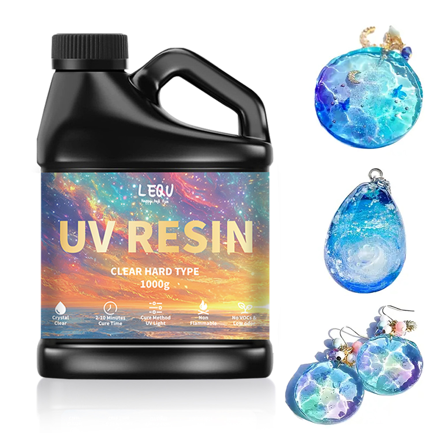 Uv Resin - 100/200/500/1000g UV 에폭시 수지 접착제 높은