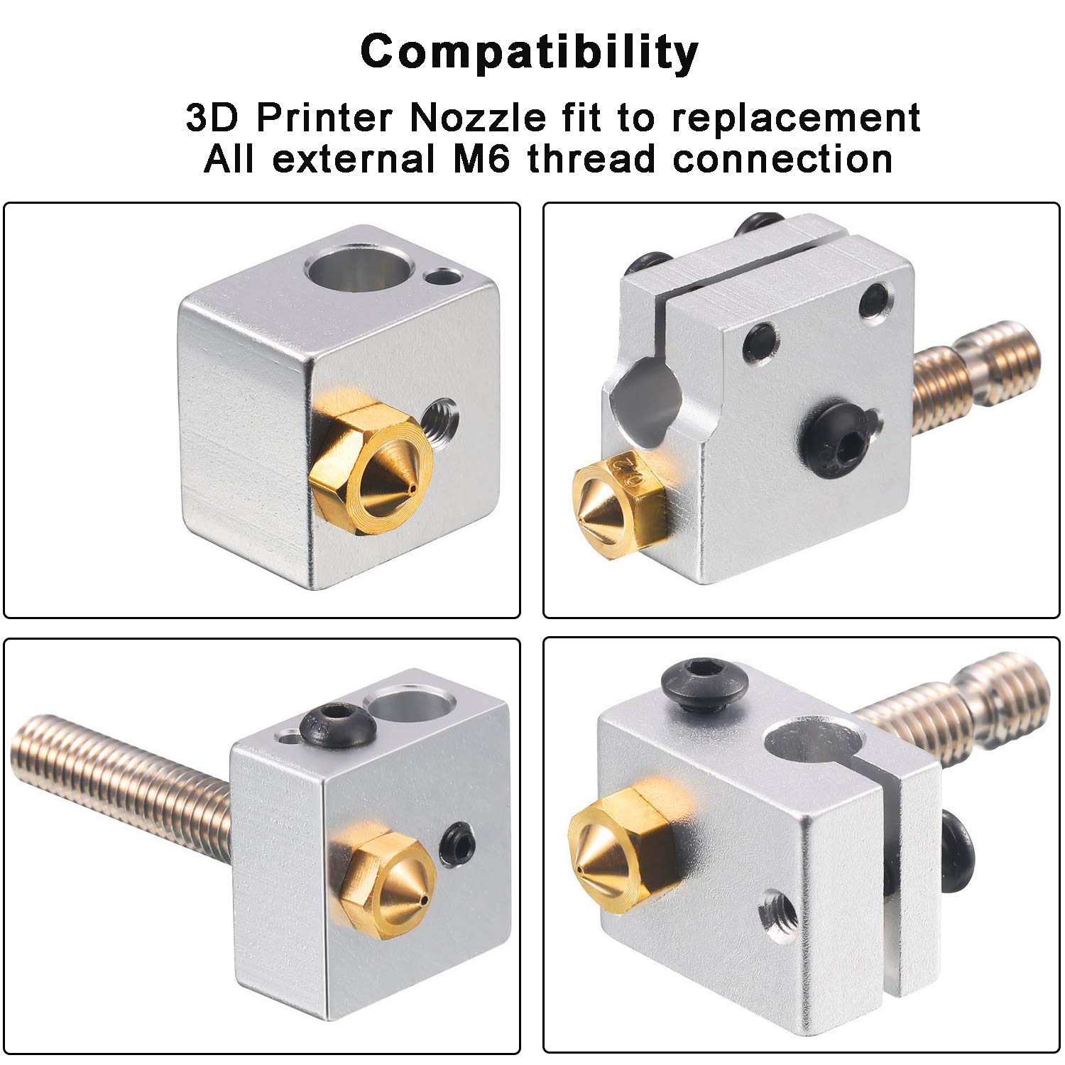 0.4mm 황동 노즐 3D 프린터 핫엔드 (애니큐빅 코 - Hotend 0.4Mm 리뷰 및 가격