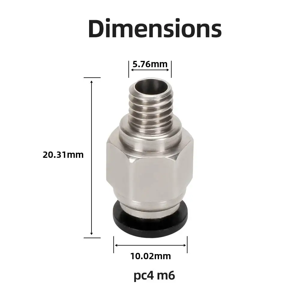 1-10pcs 3d 프린터 액세서리 PC4-M6 남성용 - Bowden Tube 리뷰 및 가격