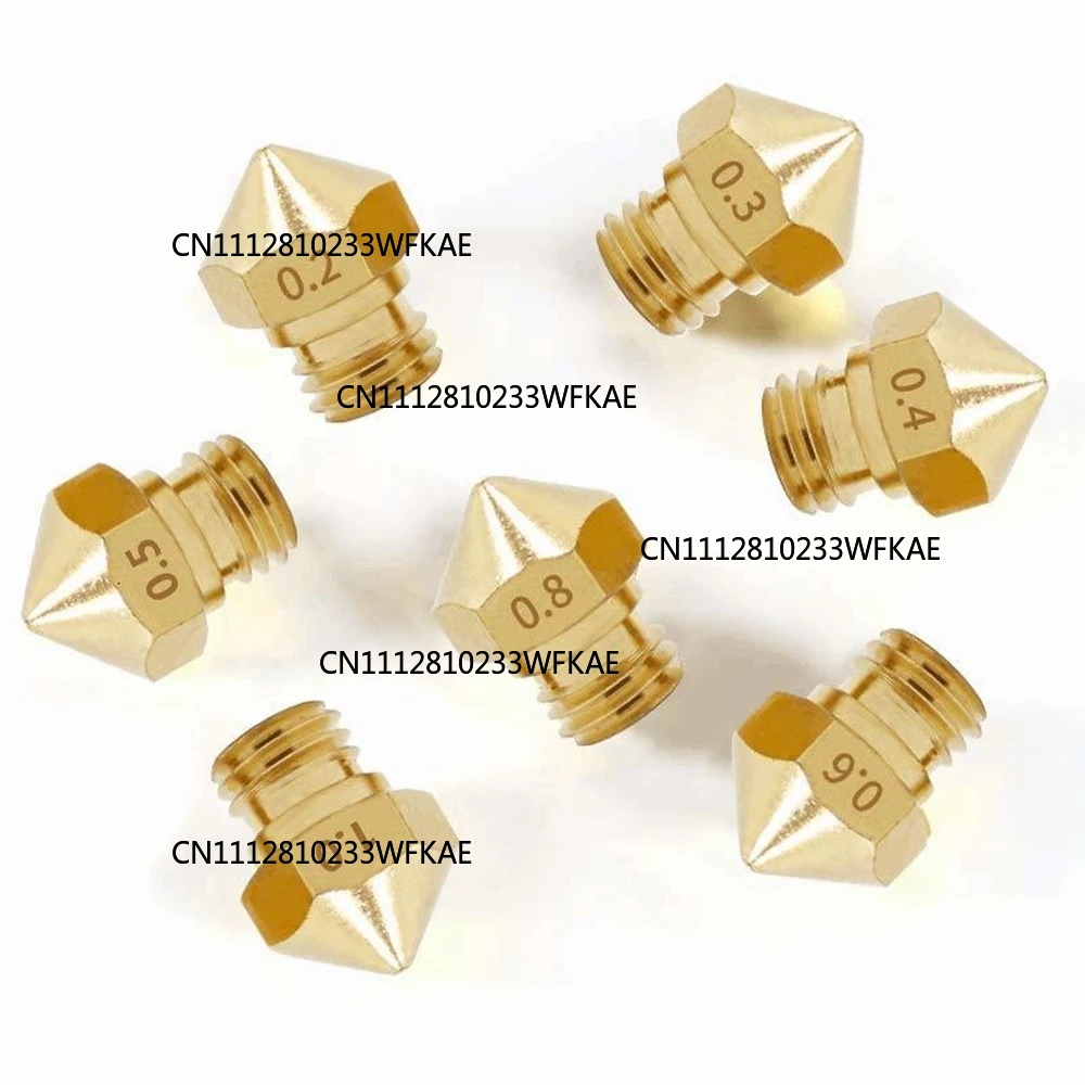 5pcs MK10 M6 압출기 노즐 1.75mm 황동  - Printer Nozzle 리뷰 및 가격