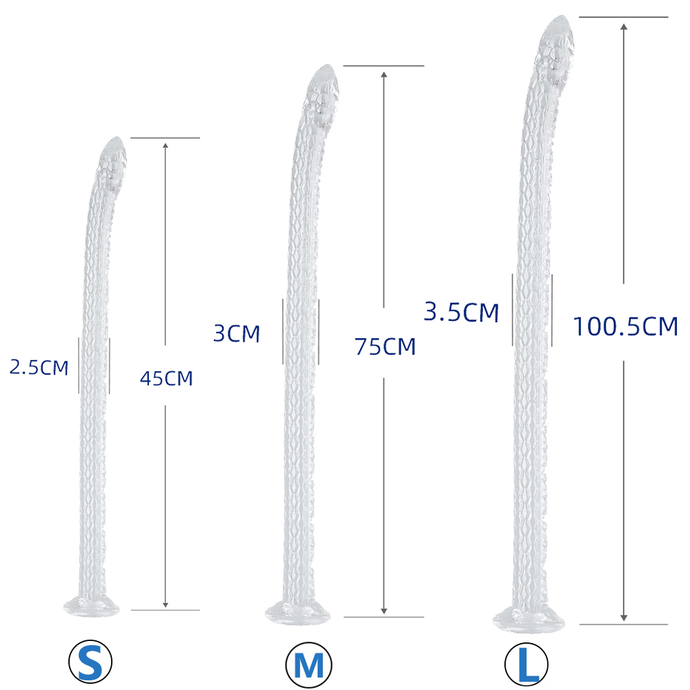 45-100cm 긴 뱀 괴물 딜도 소프트 아날 플러그  - Cobra Extruder 리뷰 및 가격