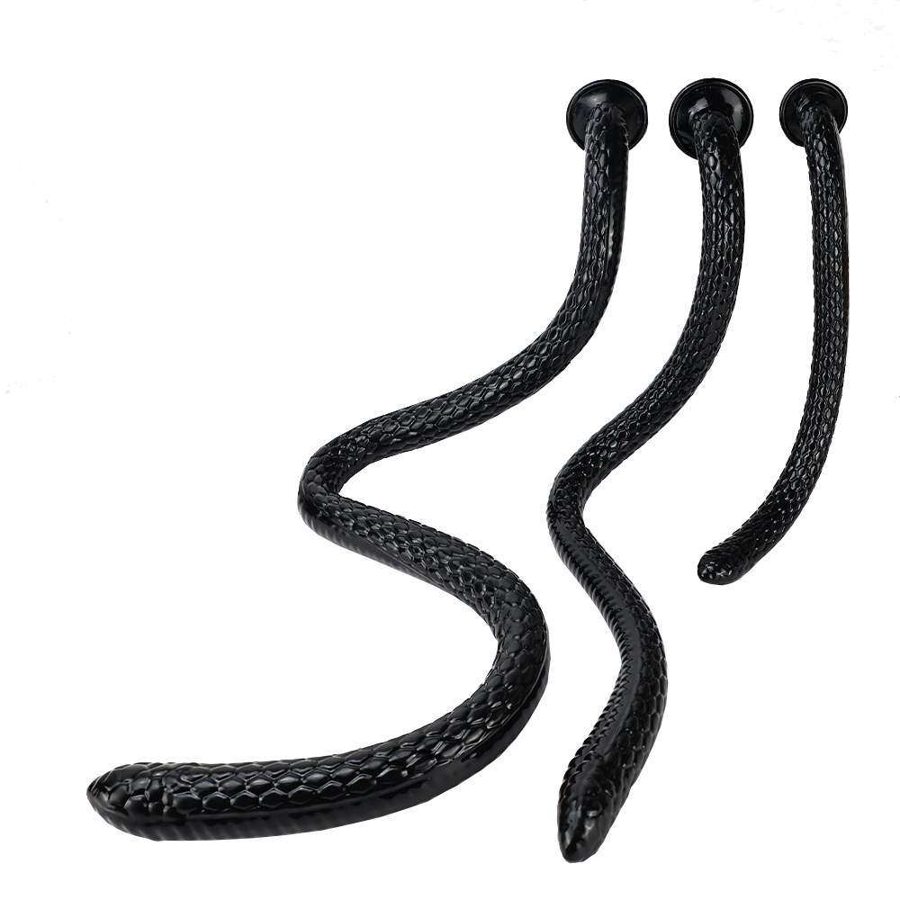 거대한 초장형 항문 플러그 검정 TPE 뱀 머리 몬스터 - Cobra Extruder 리뷰 및 가격