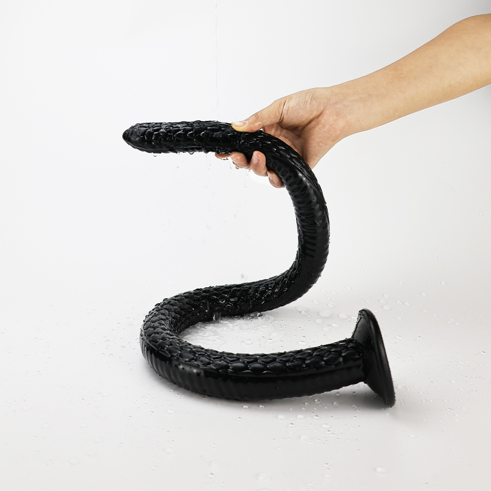 거대한 초장형 항문 플러그 검정 TPE 뱀 머리 몬스터 - Cobra Extruder 리뷰 및 가격