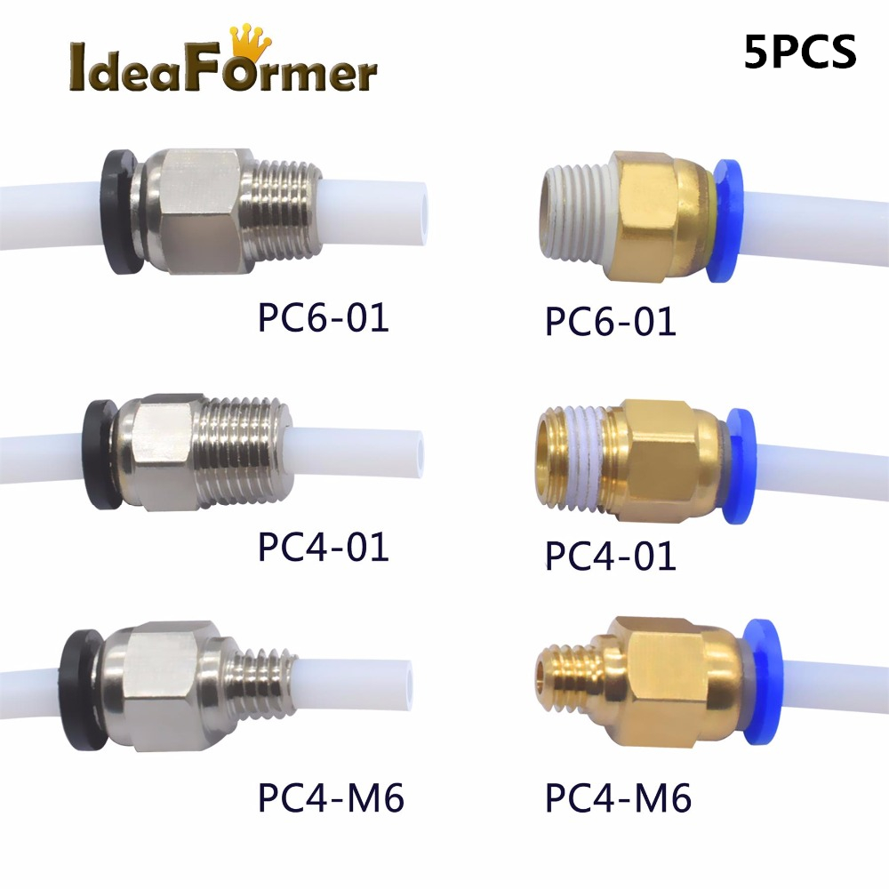 5pcs 퀵 피팅 PC4-01 PC6-01 PC4-M6 - Filament 1.75 리뷰 및 가격
